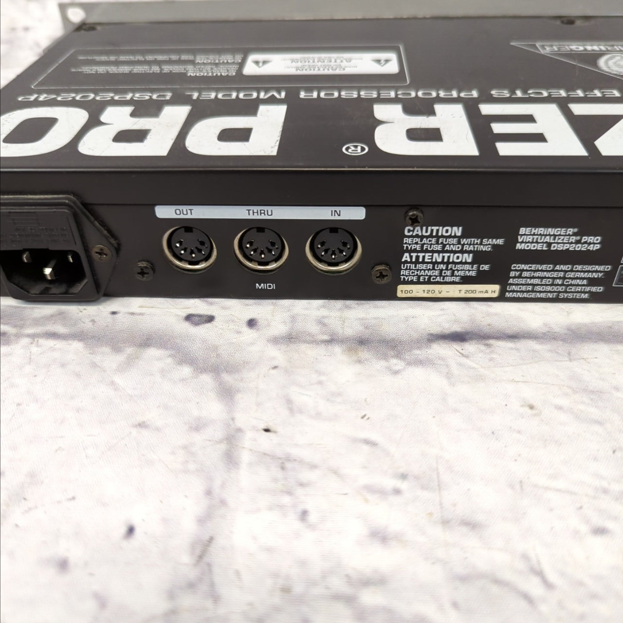 Behringer DSP2024P Virtualizer Pro Multieffects - Evolution