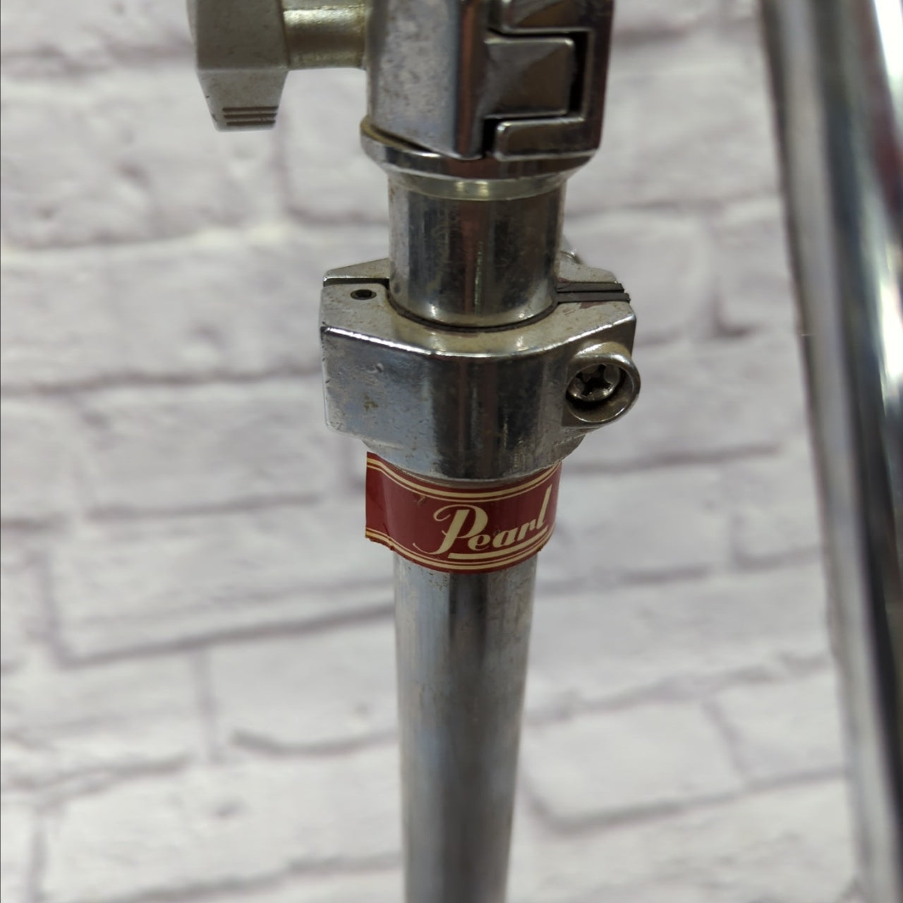 Pearl Heavy Duty Single Braced Mini Boom Cymbal Stand with Tilter 1980s Red Label