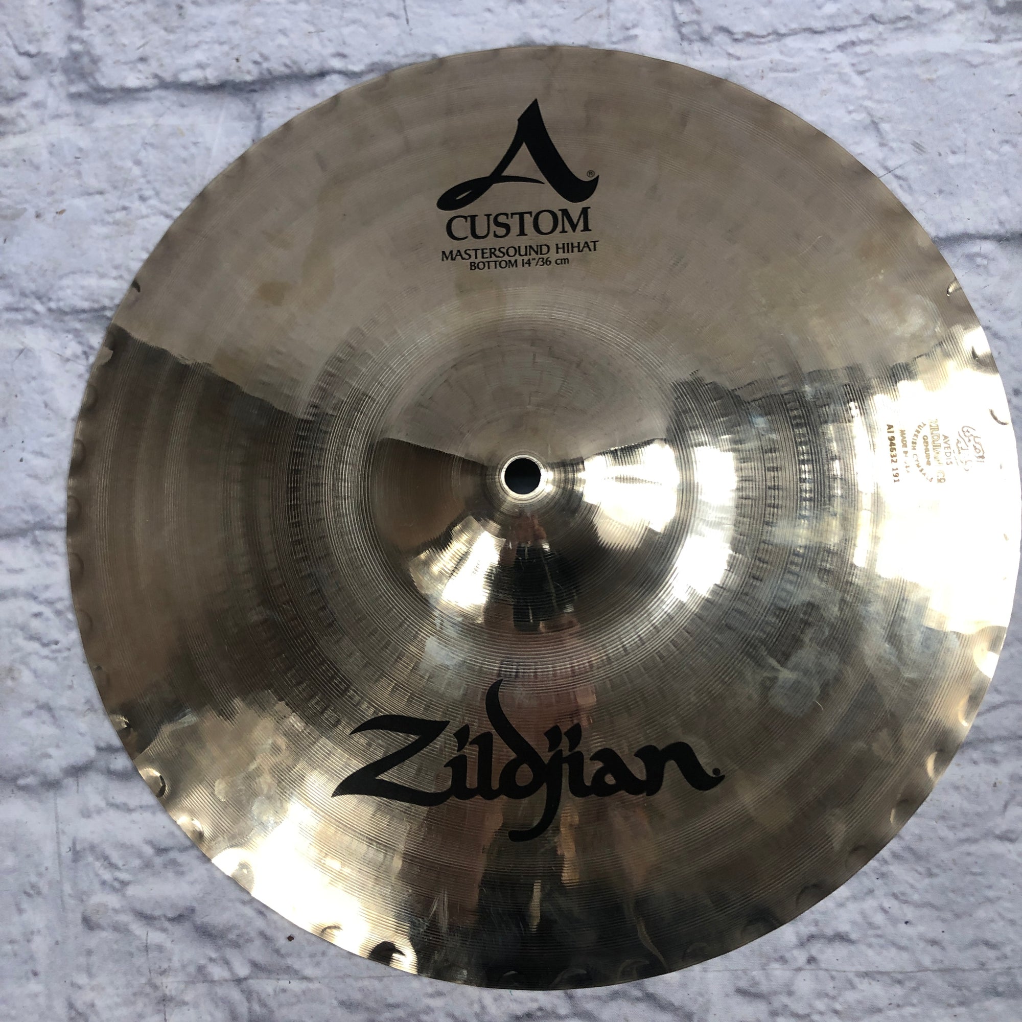 Zildjian 14in A Custom Mastersound Hi Hat Cymbal Pair
