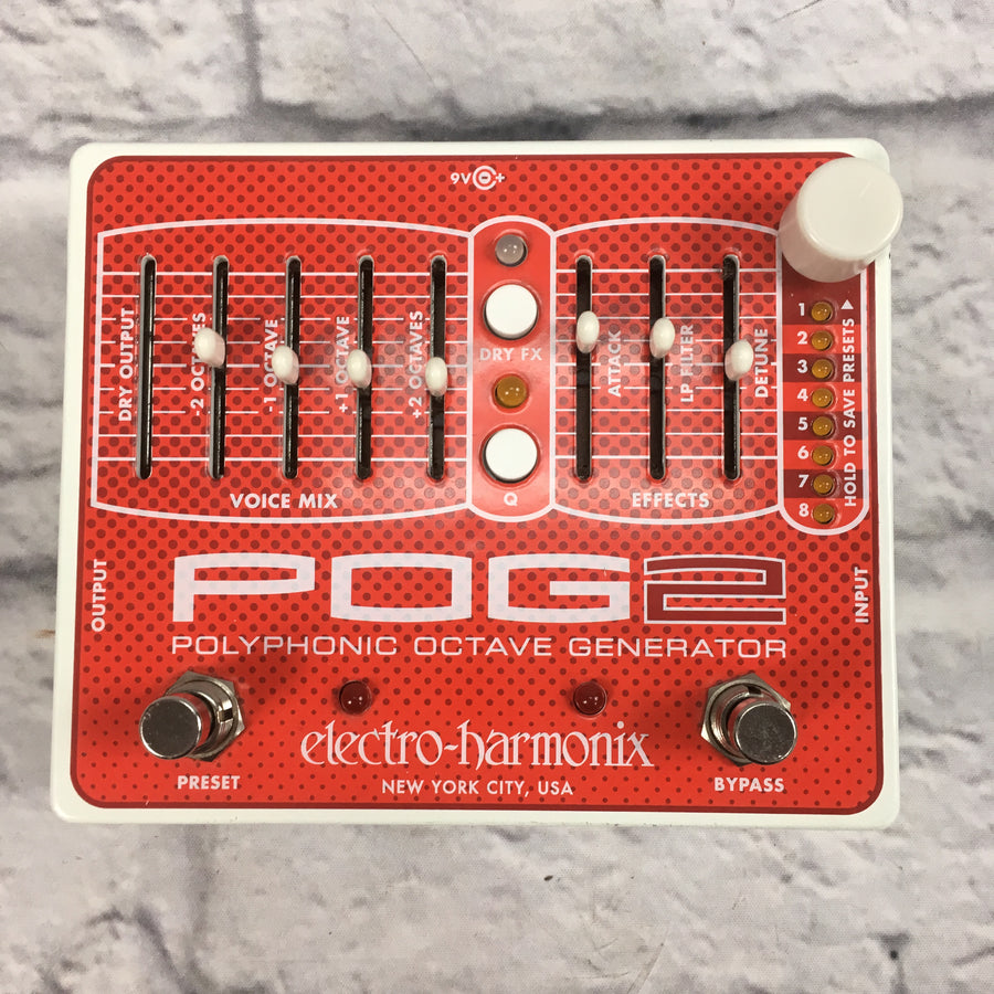 MXR Pog 2 Polyphonic Octave Generator Pedal As Is