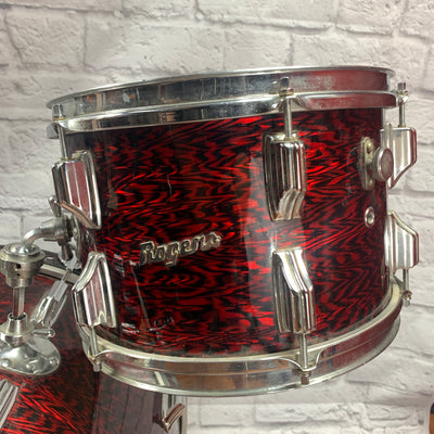 Vintage Rogers Holiday Swingtime 3pc Drum Kit in Red Onyx