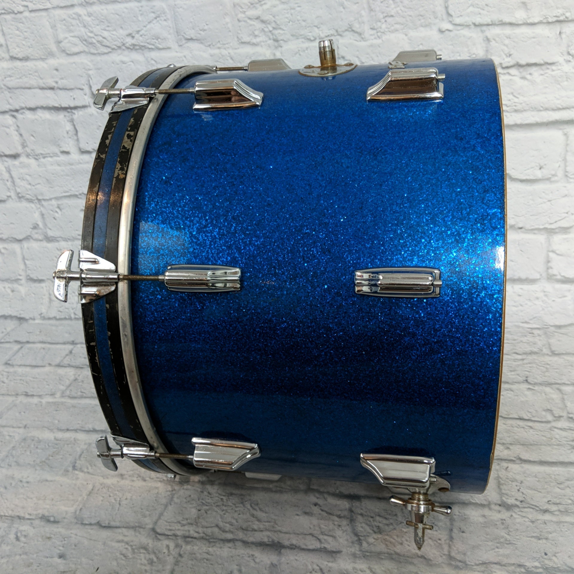 Rogers Holiday Blue Sparkle Bass Drum 14x20