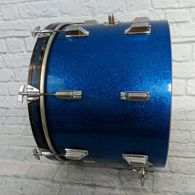 Rogers Holiday Blue Sparkle Bass Drum 14x20