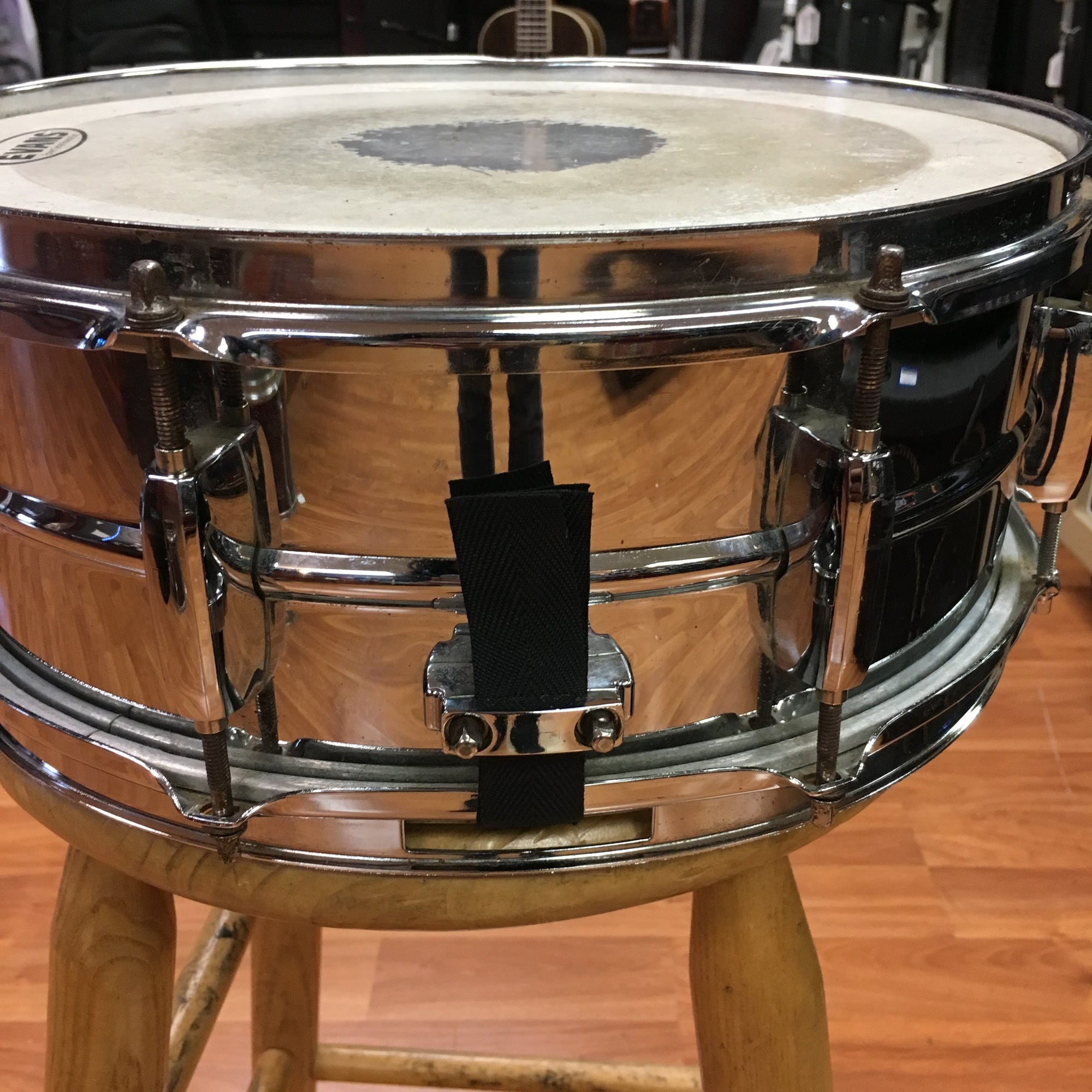 Pearl 14in Mirror Finish Steel Shell Snare Drum