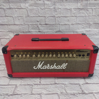 Marshall MG100HDFX Red Guitar Amplifier Head