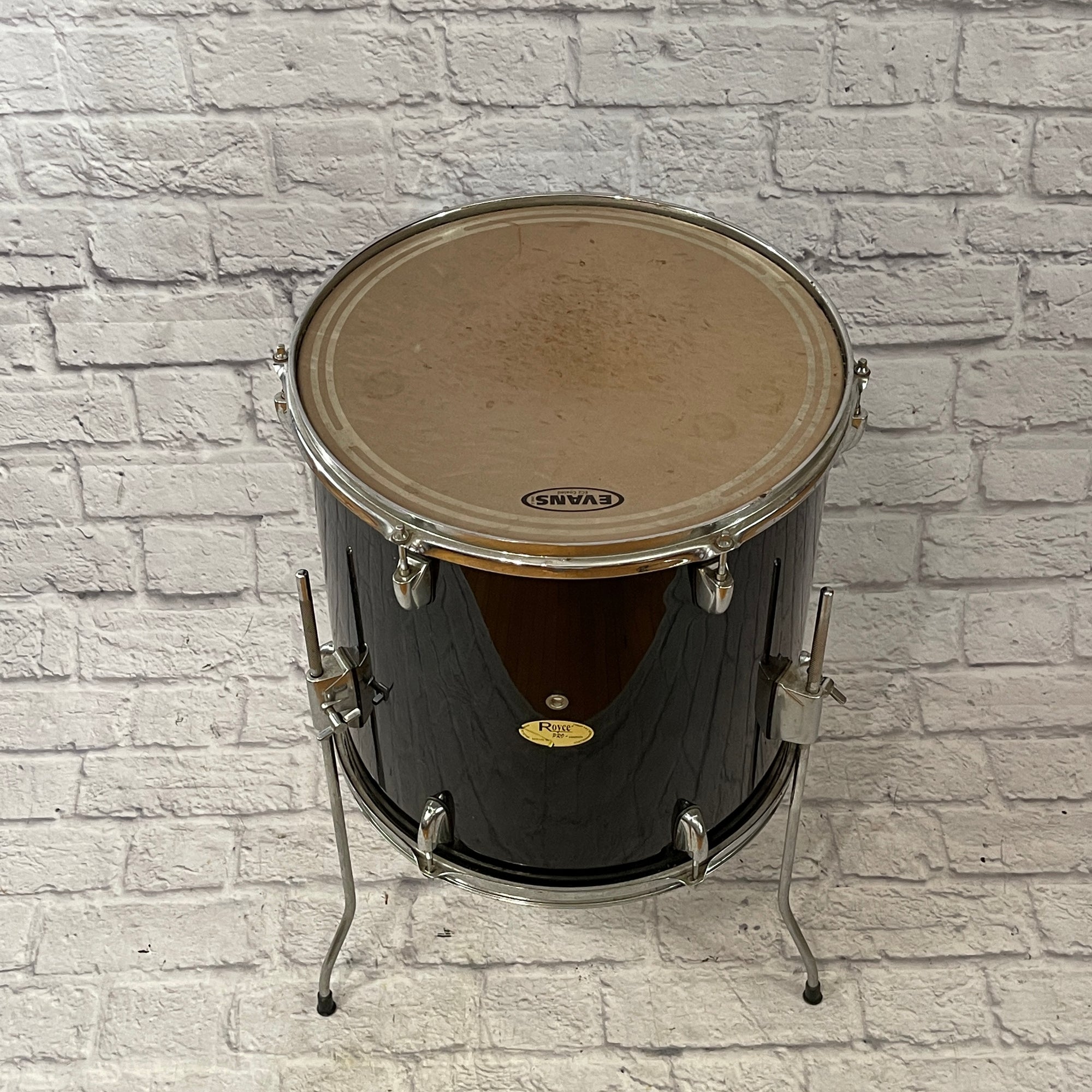 Royce 16 x 16 Black Floor Tom