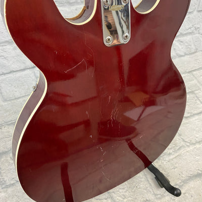 Matsumoku Global EA-200 Lawsuit Era 70s Maroon ES-335 style guitar MIJ