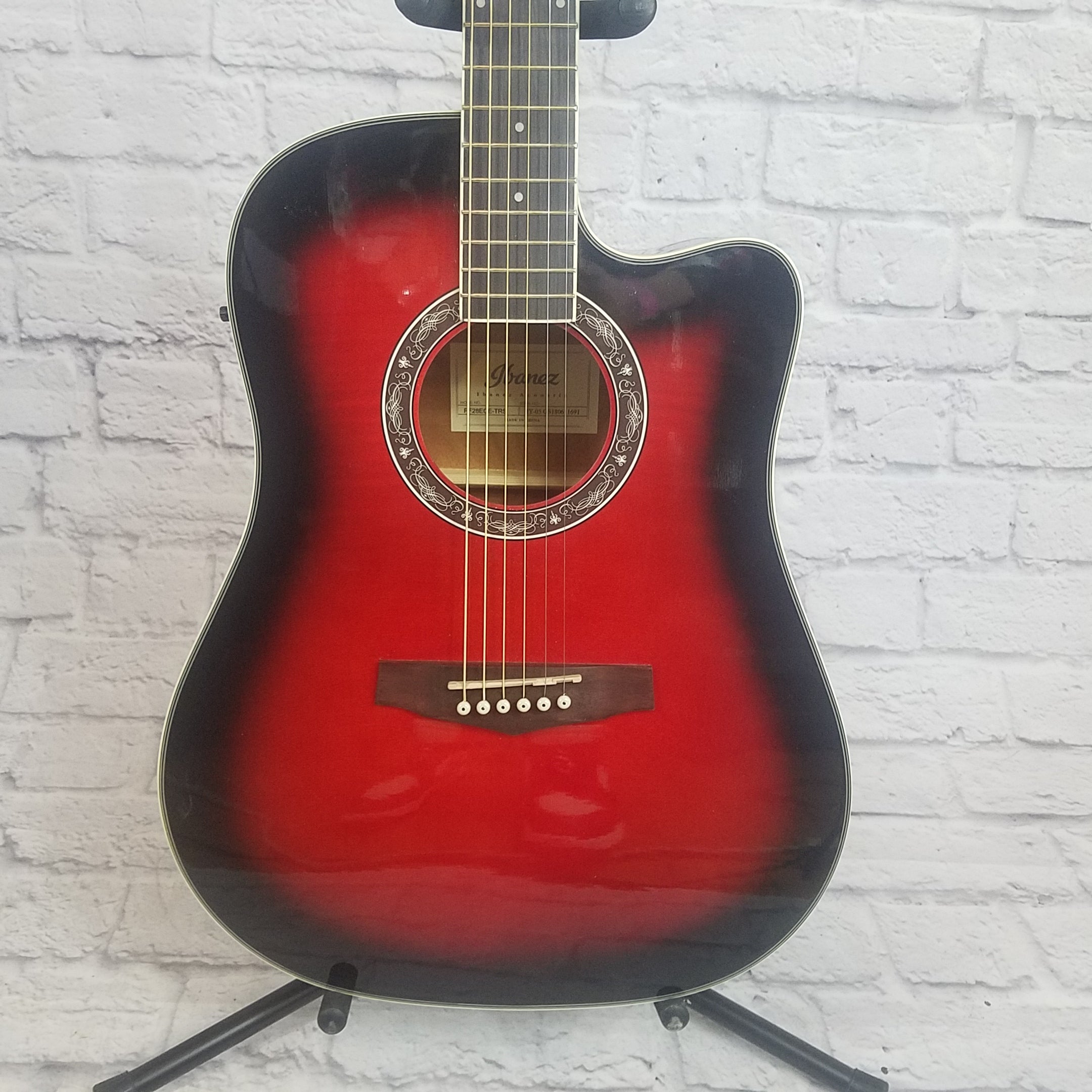 Amazon.com: Ibanez PF28ECE PF Acoustic-Electric Guitar