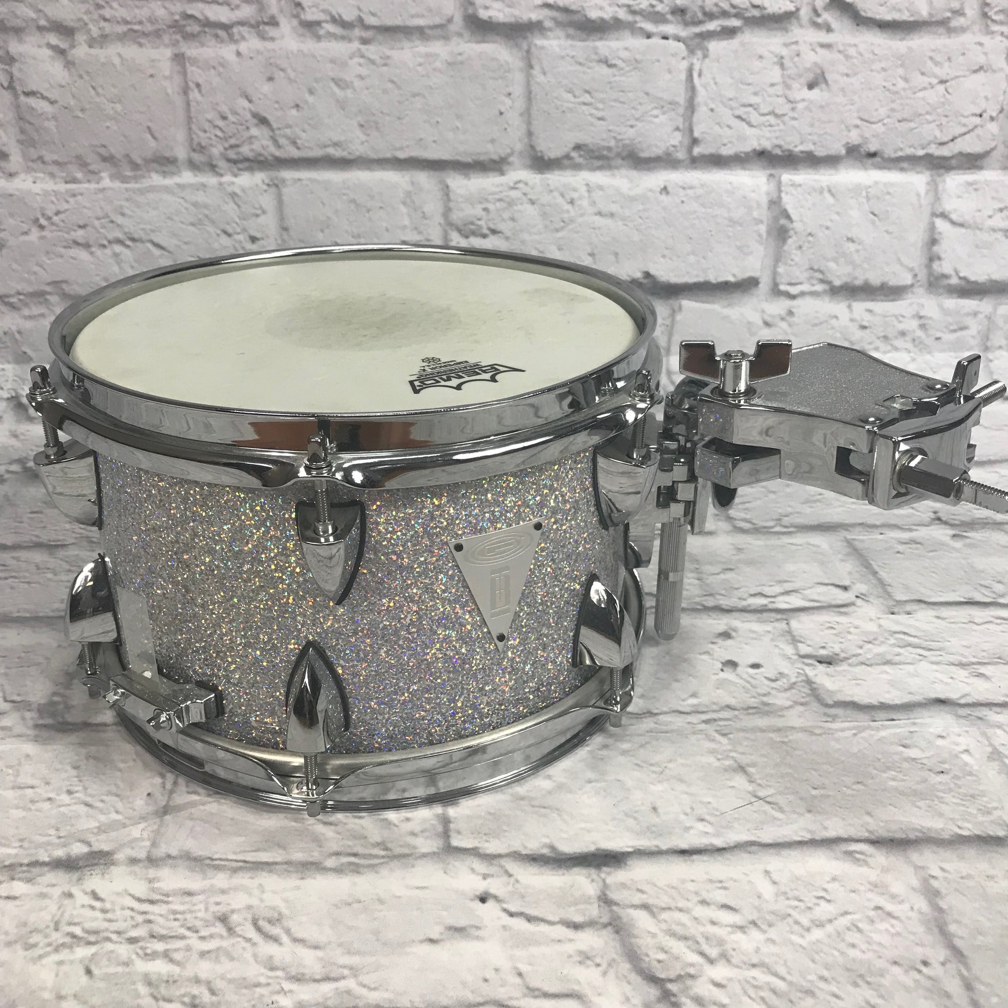 OCDP Travis Barker 5pc Drum Set Sparkle Orange County DAMAGED SHELL SOLD AS IS