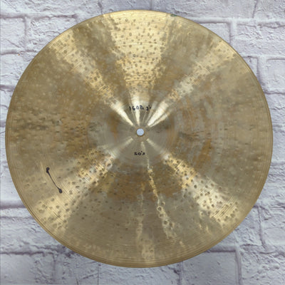 Vintage 1950s Zildjian 18" Crash Ride Cymbal - 1602g