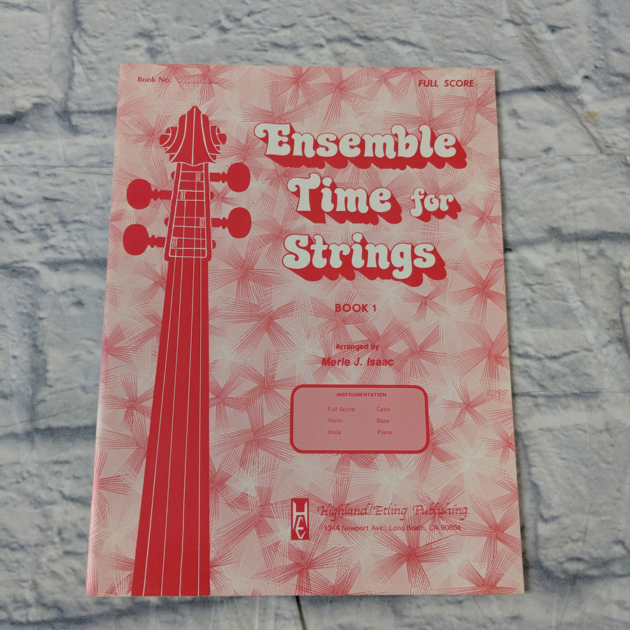 Ensemble Time for strings Book 1 for Full Score