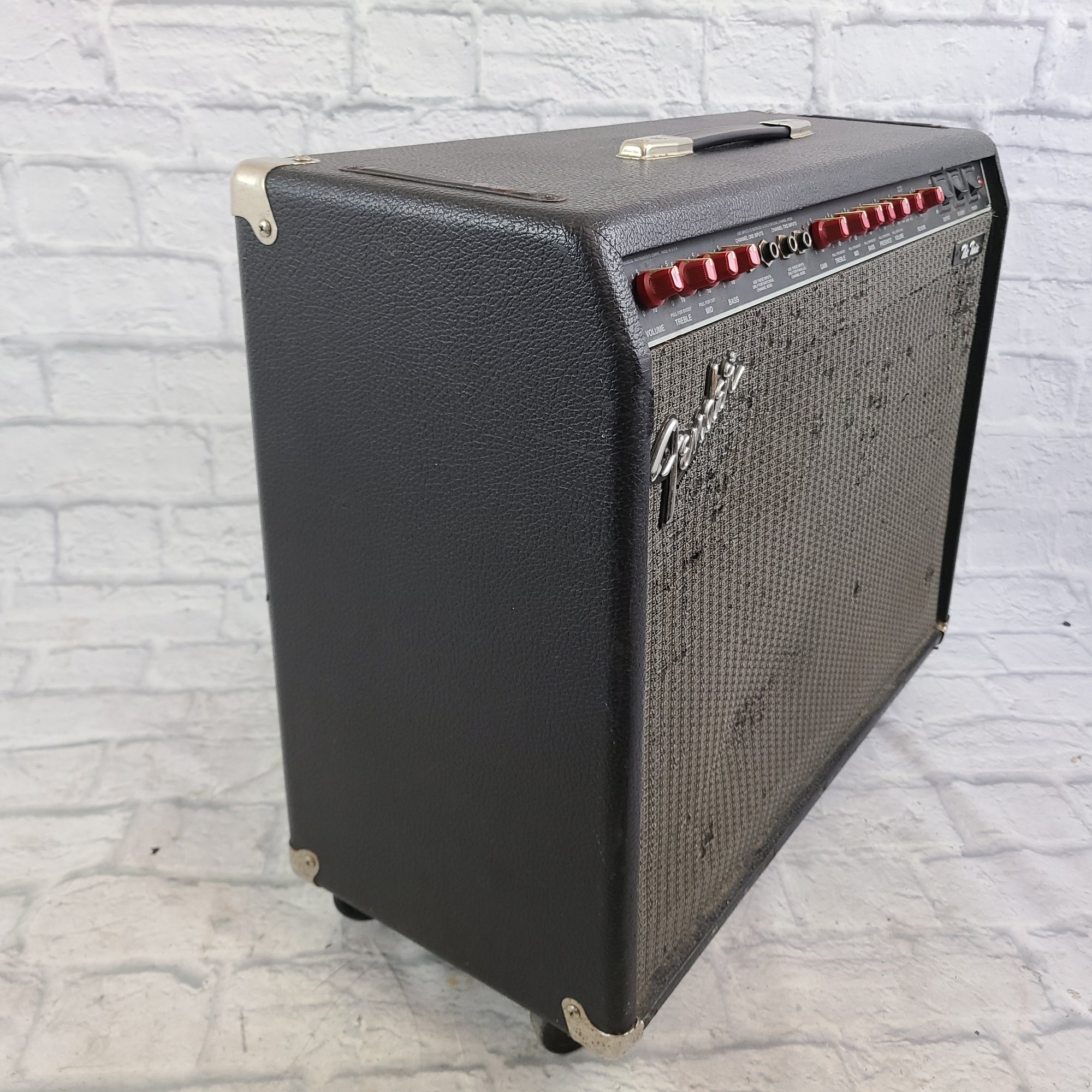 1980s Fender The Twin Red Knob Guitar Combo Amp (NEEDS SERVICING)