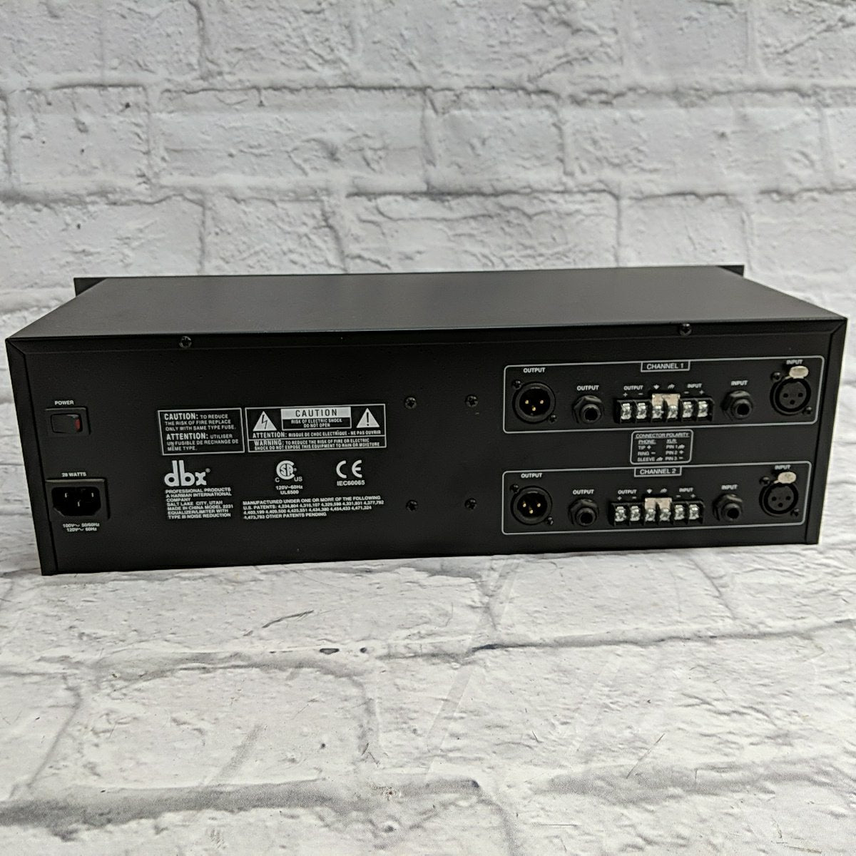 DBX 2231 Equalizer/Limit Rack EQ