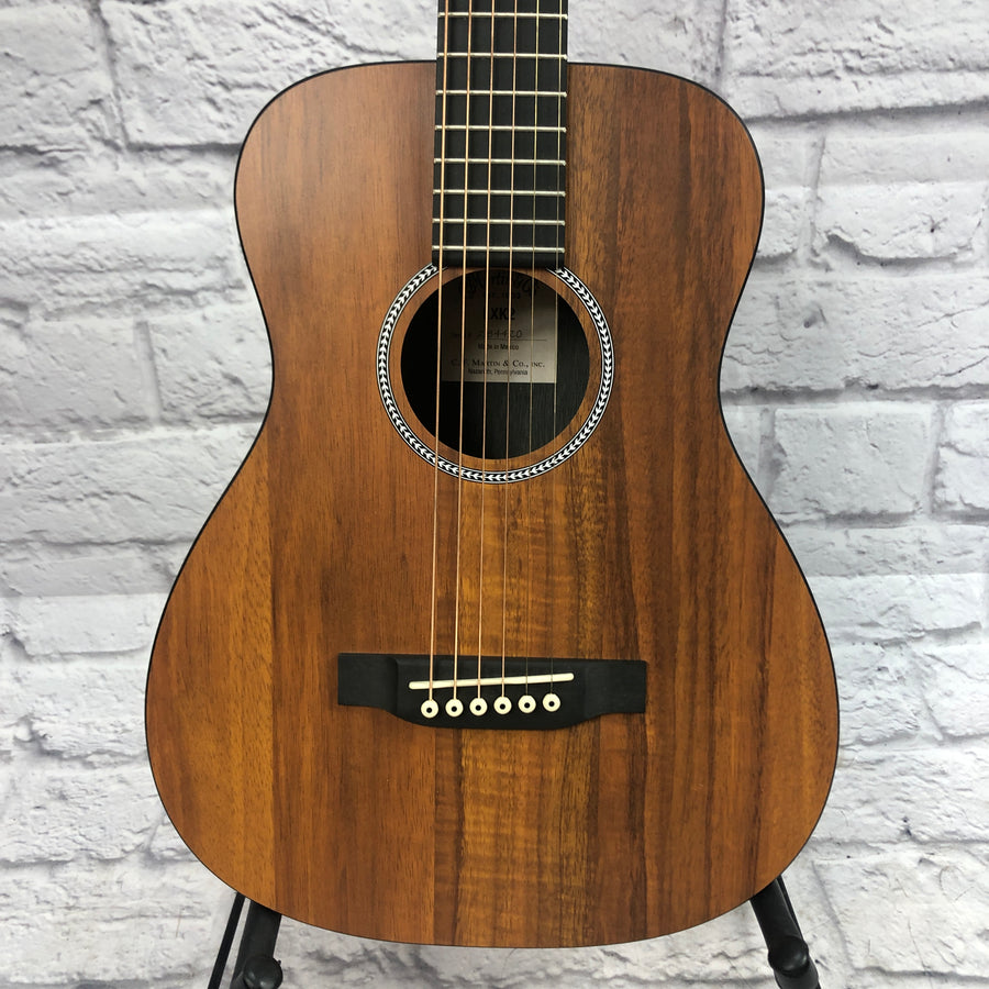 Martin LXK2 Little Martin Koa Acoustic Guitar with Martin Bag