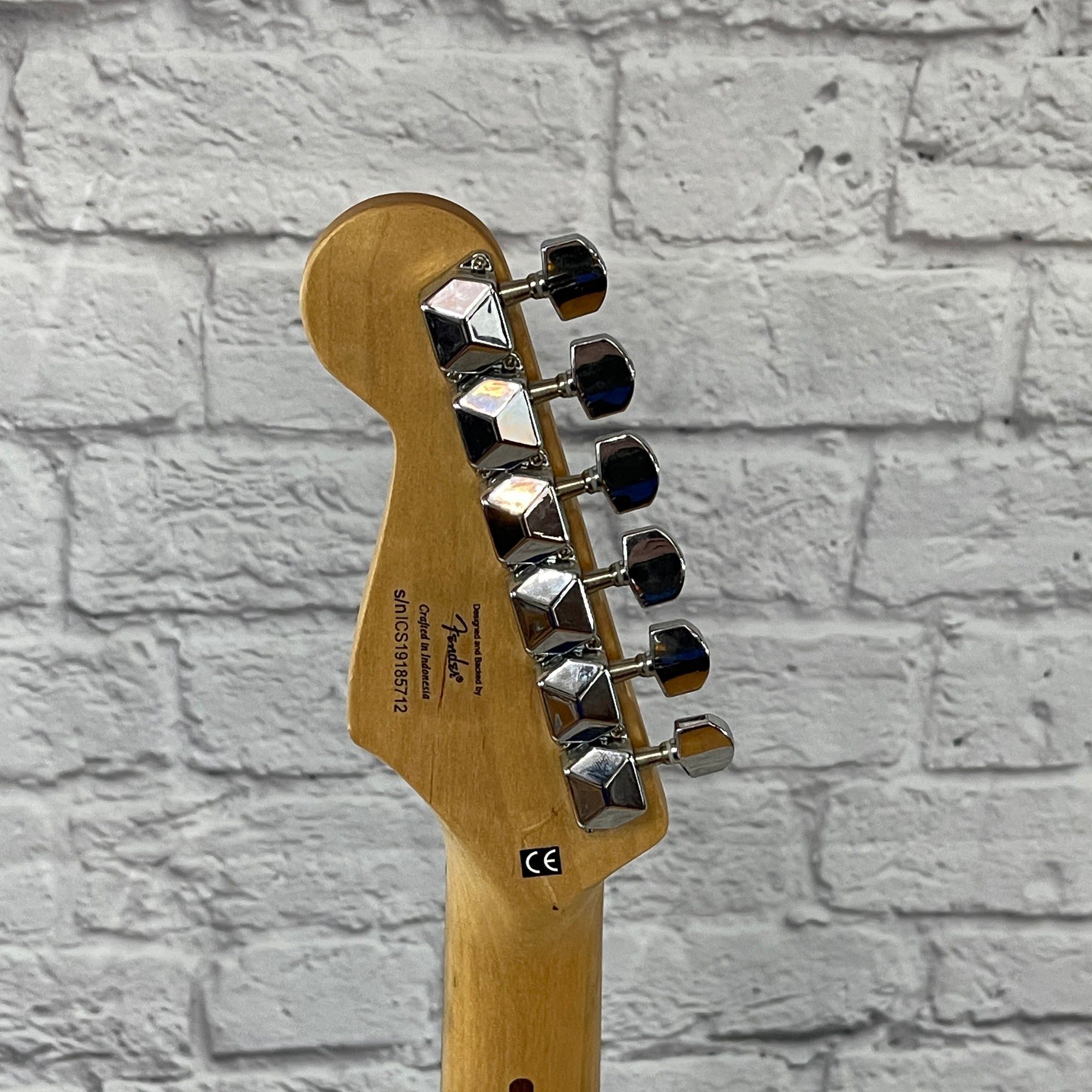 Squier Bullet Strat HSS White Electric Guitar