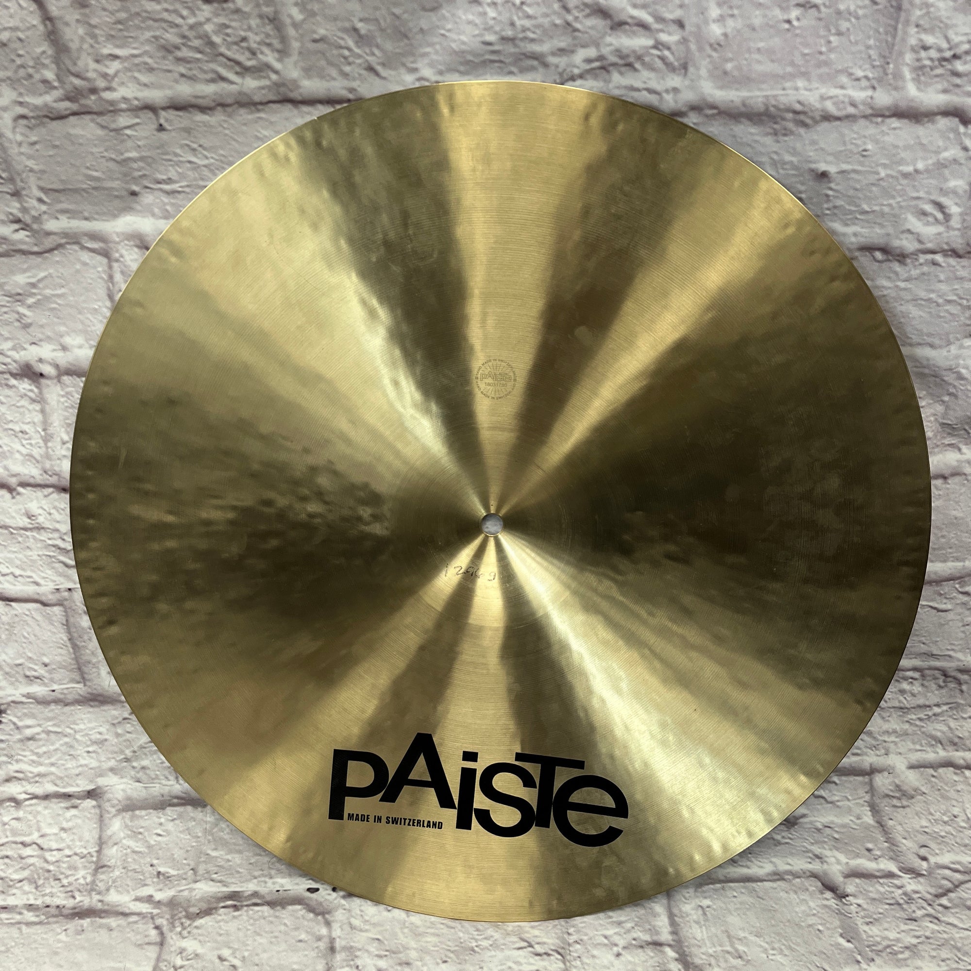 Paiste Masters 19" extra thin Crash Cymbal