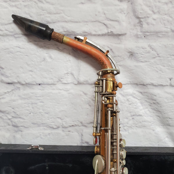 Vintage Elkhart Indiana Alto Saxophone in Alpine Case - Evolution Music