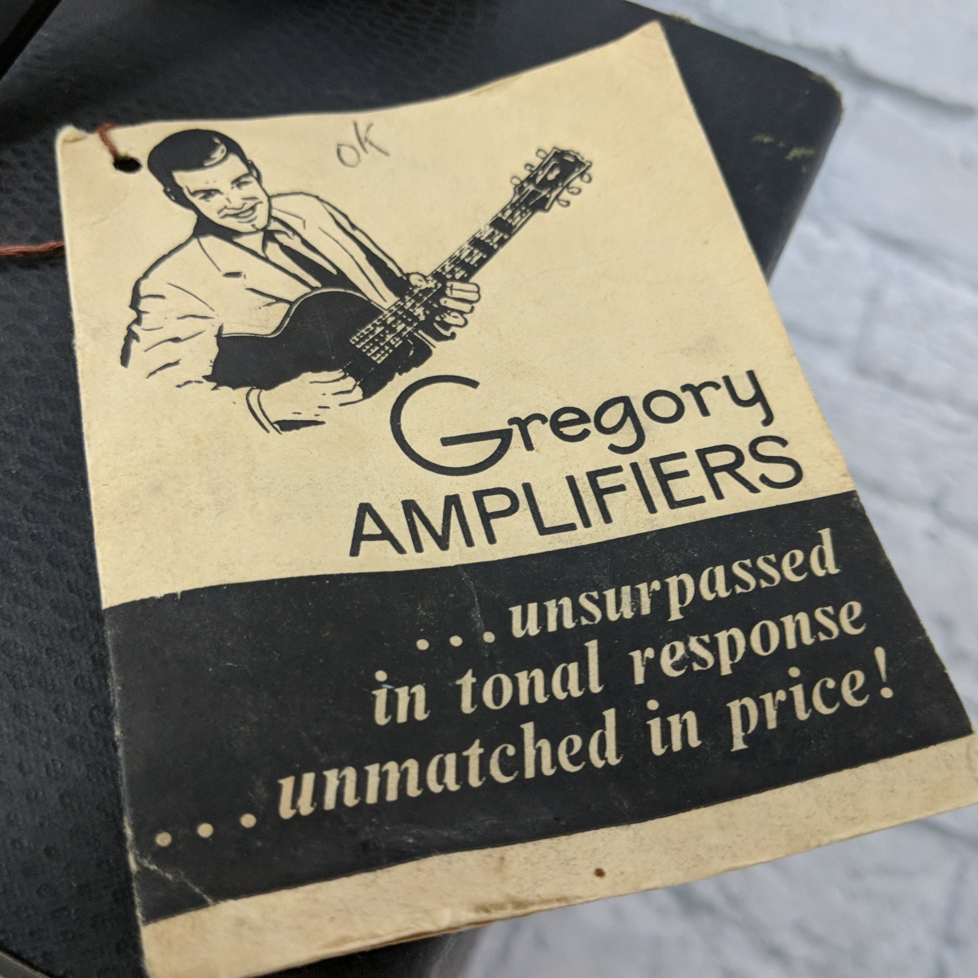 Vintage 1950s Gregory Mark I Tube Combo Amp