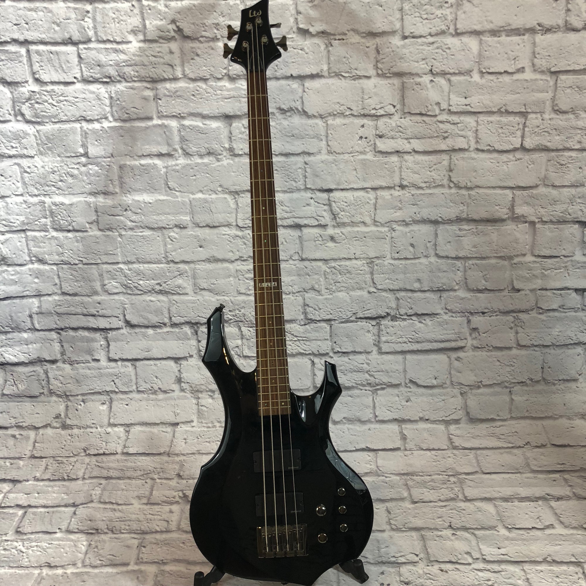 LTD F-254 4 String Bass Black - Evolution Music