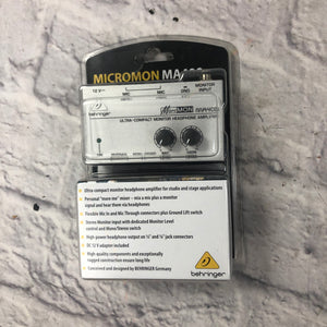 Behringer MA400 MicroMon Headphone Amp New in Box