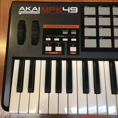 ** Akai MPK49 Performance Controller with MPC Drum Pads