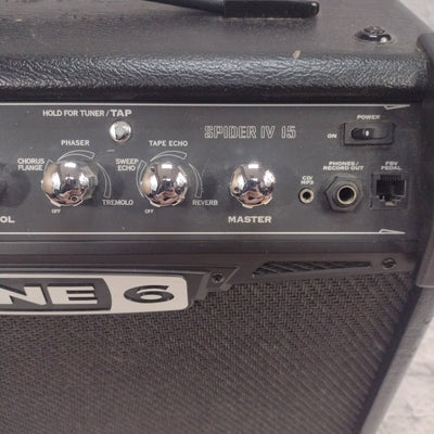 Line 6 Spider IV 15 Watt Practice Guitar Combo Amp