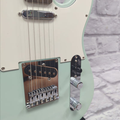 Squier by Fender Special Run FSR Telecaster Electric Guitar - Aqua Seafoam Green