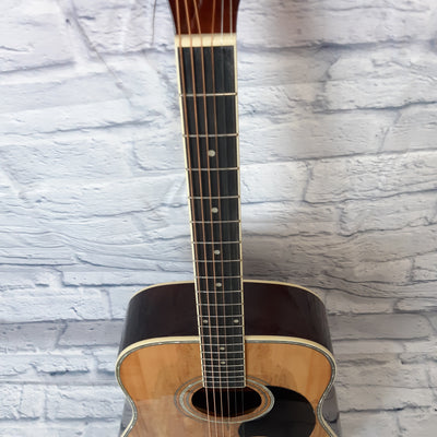 Oscar Schmidt OG2SM-A Spalted Maple Acoustic Guitar - Natural Gloss