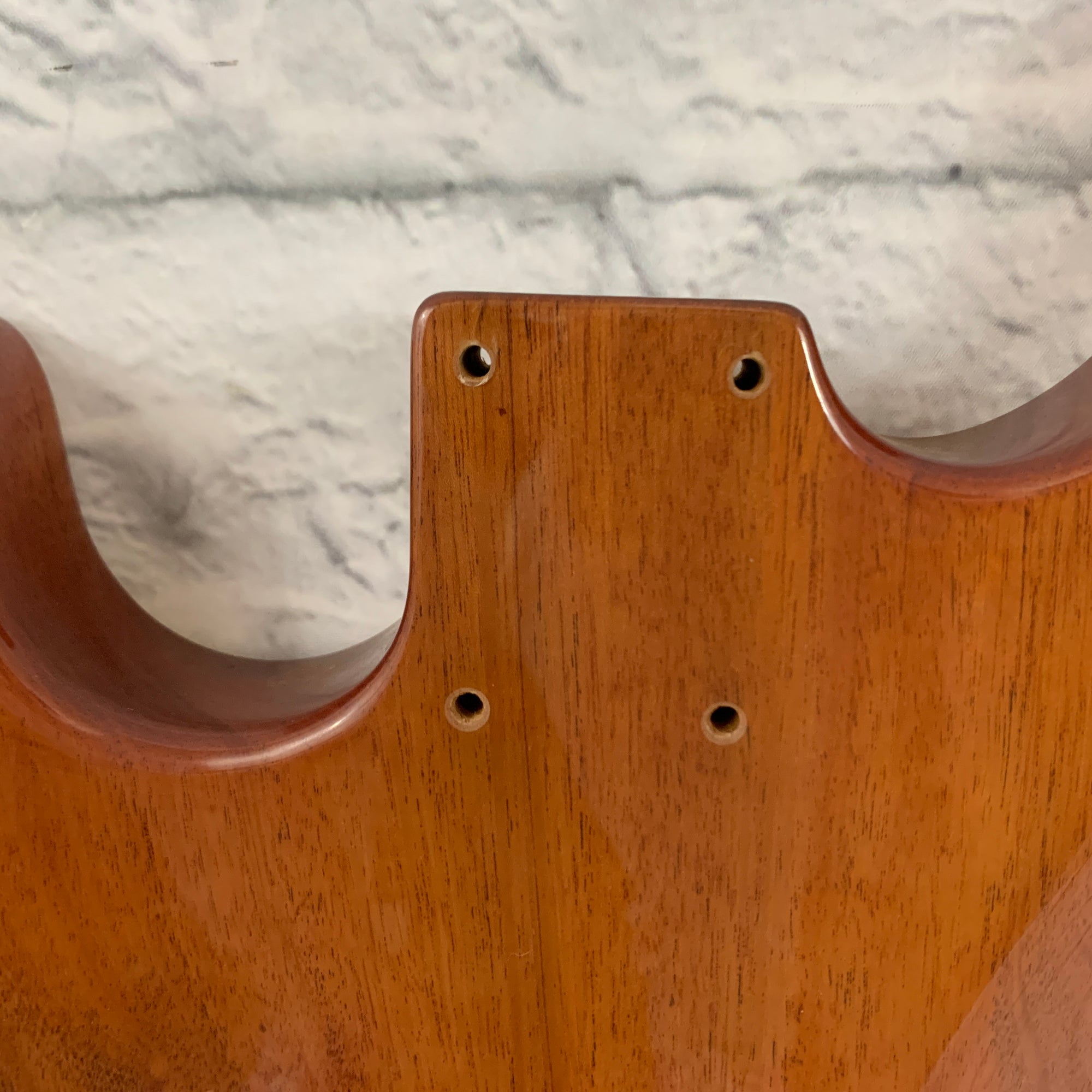 WD Strat-Style Quilted Maple Over Mahogany Electric Guitar Body