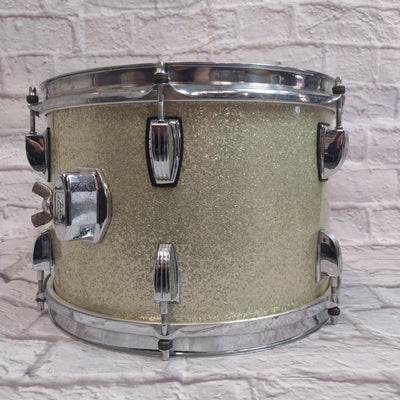 Ludwig Vintage 1960s 12 Silver Sparkle Rack Tom