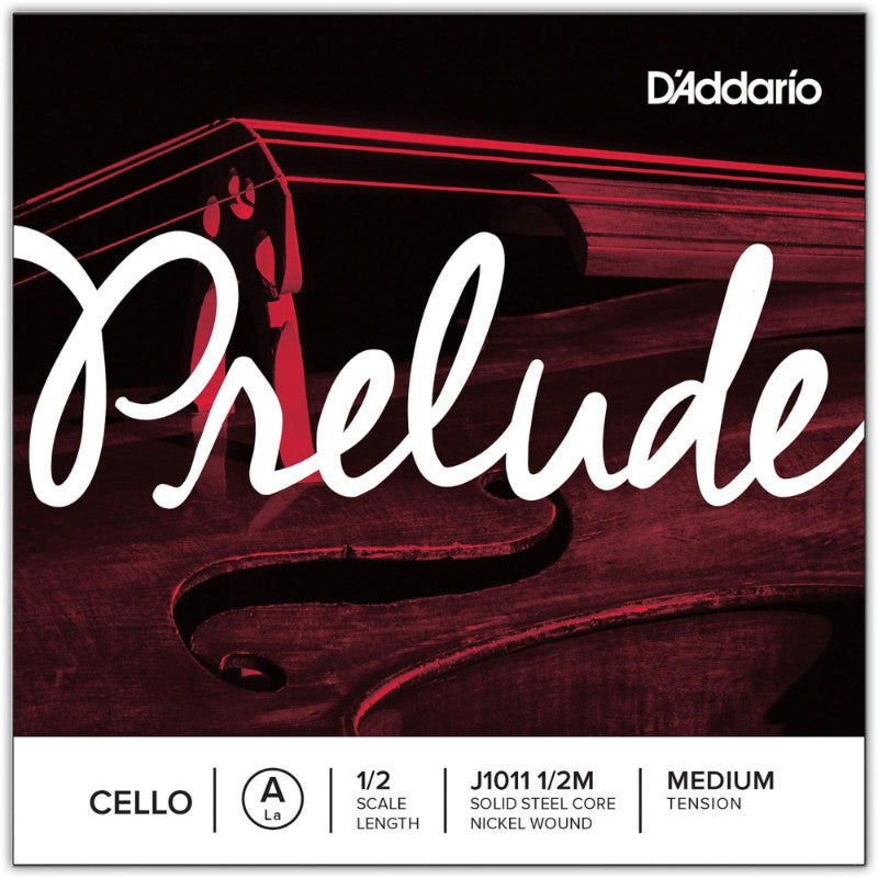 D'Addario Prelude Cello A String 1/2 Medium