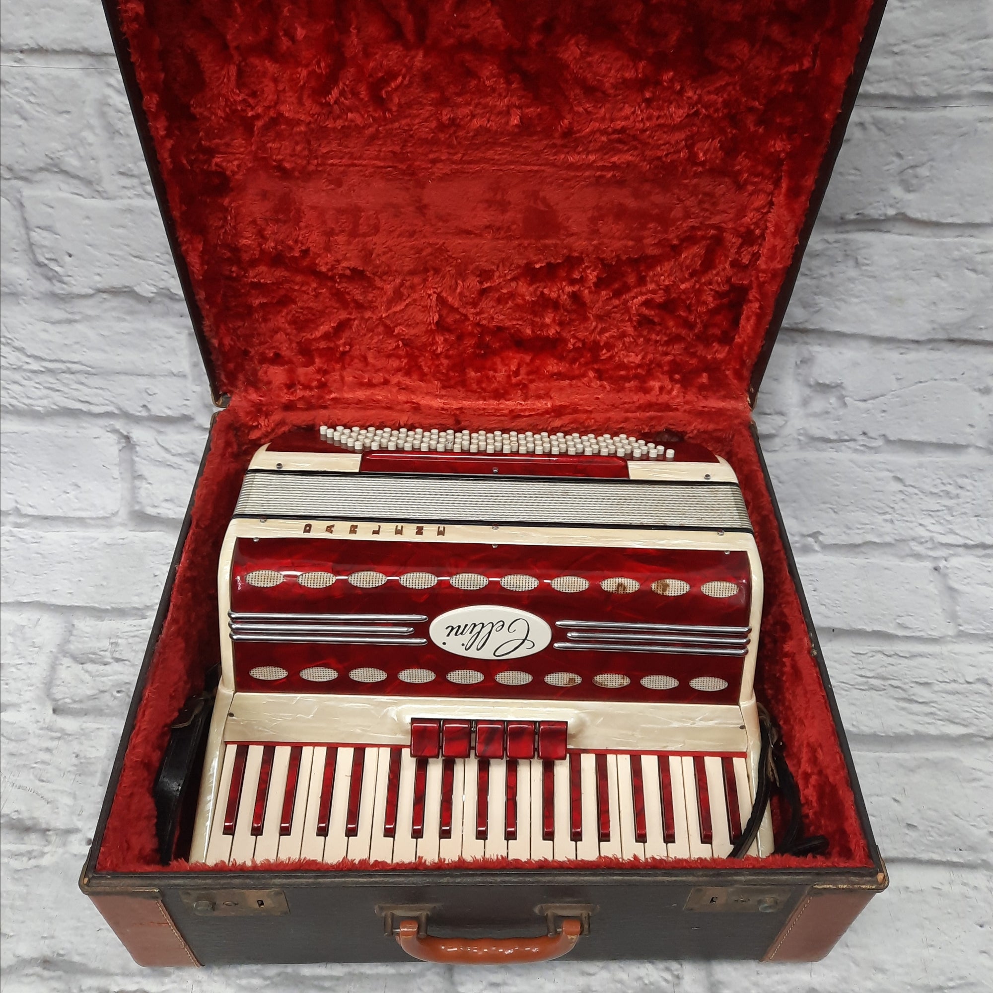 Cellini 120 Bass Accordion with Case