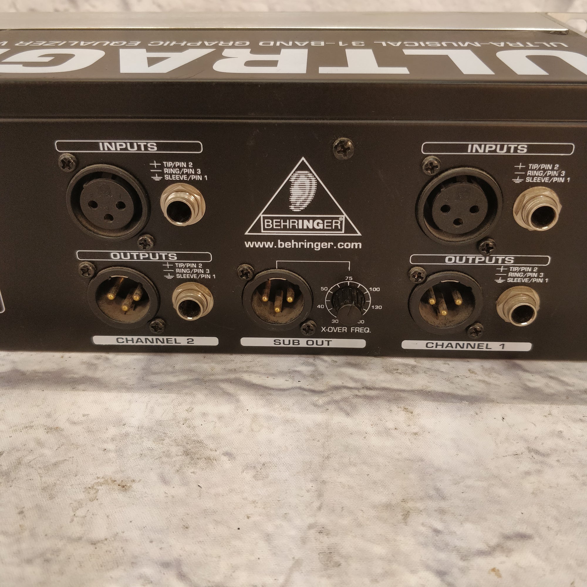 Behringer Ultragraph Pro FBQ3102 - 31-band Stereo Graphic EQ