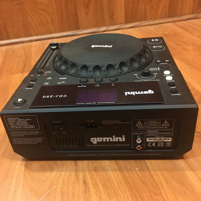 CDJ Gemini 250 Professional CD/MP3 Player/Turntable