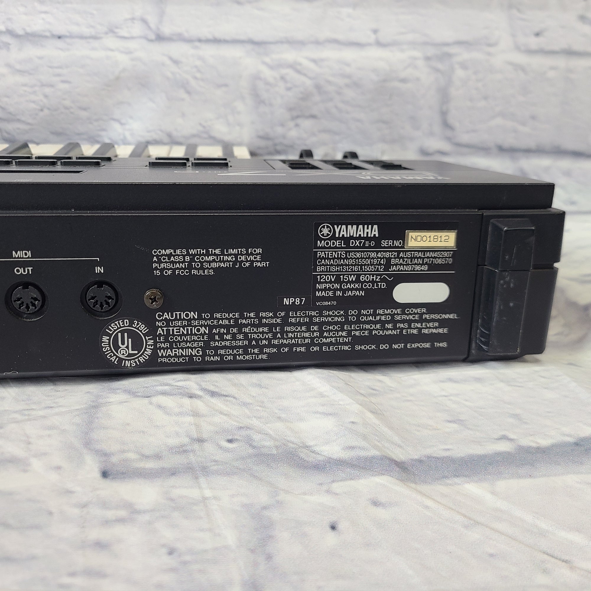 Vintage 80's Yamaha DX7 II-D FM Synth