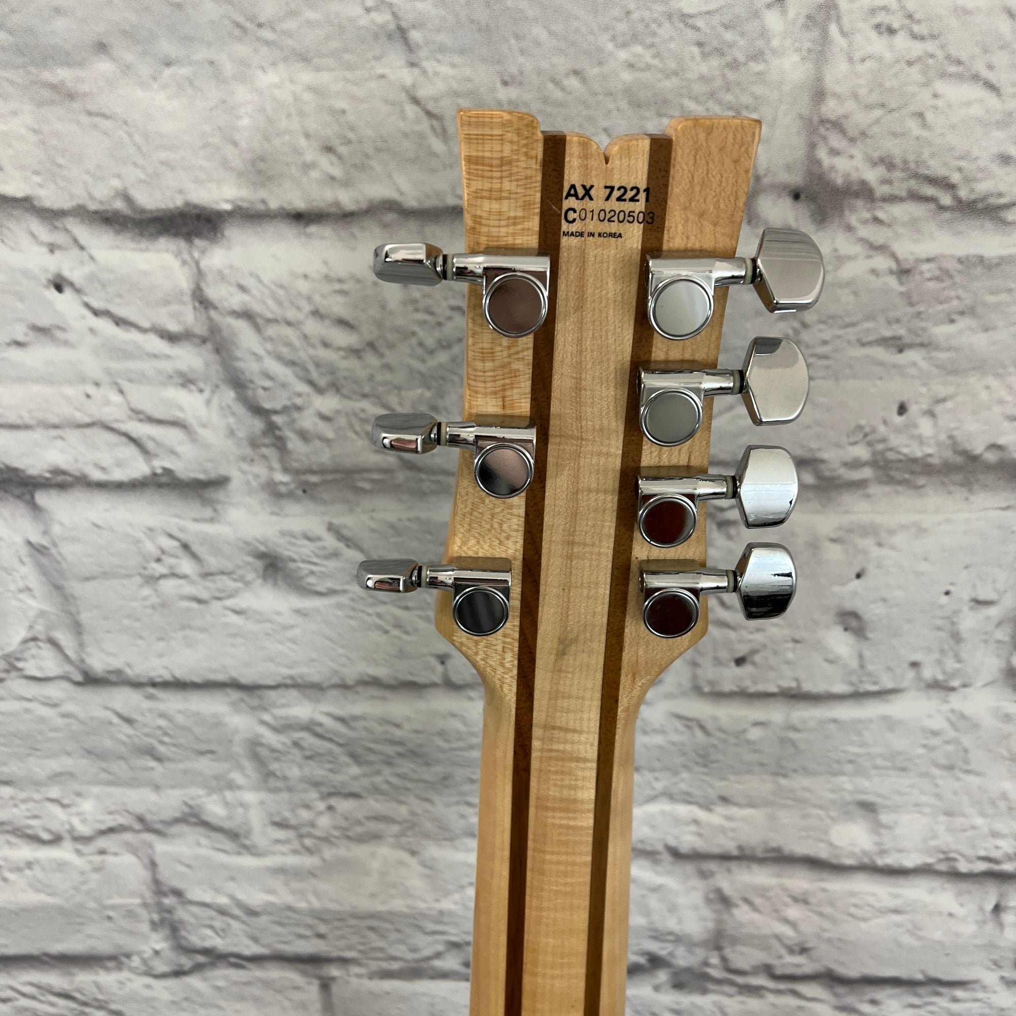 改造)Ibanez AX-7221 7弦ギター