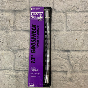 On Stage Stands MSA9030-13C 13" Gooseneck Mic Extension