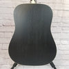 Ibanez Artwood AW360WK Solid Top Dreadnought Acoustic Guitar Weathered Black