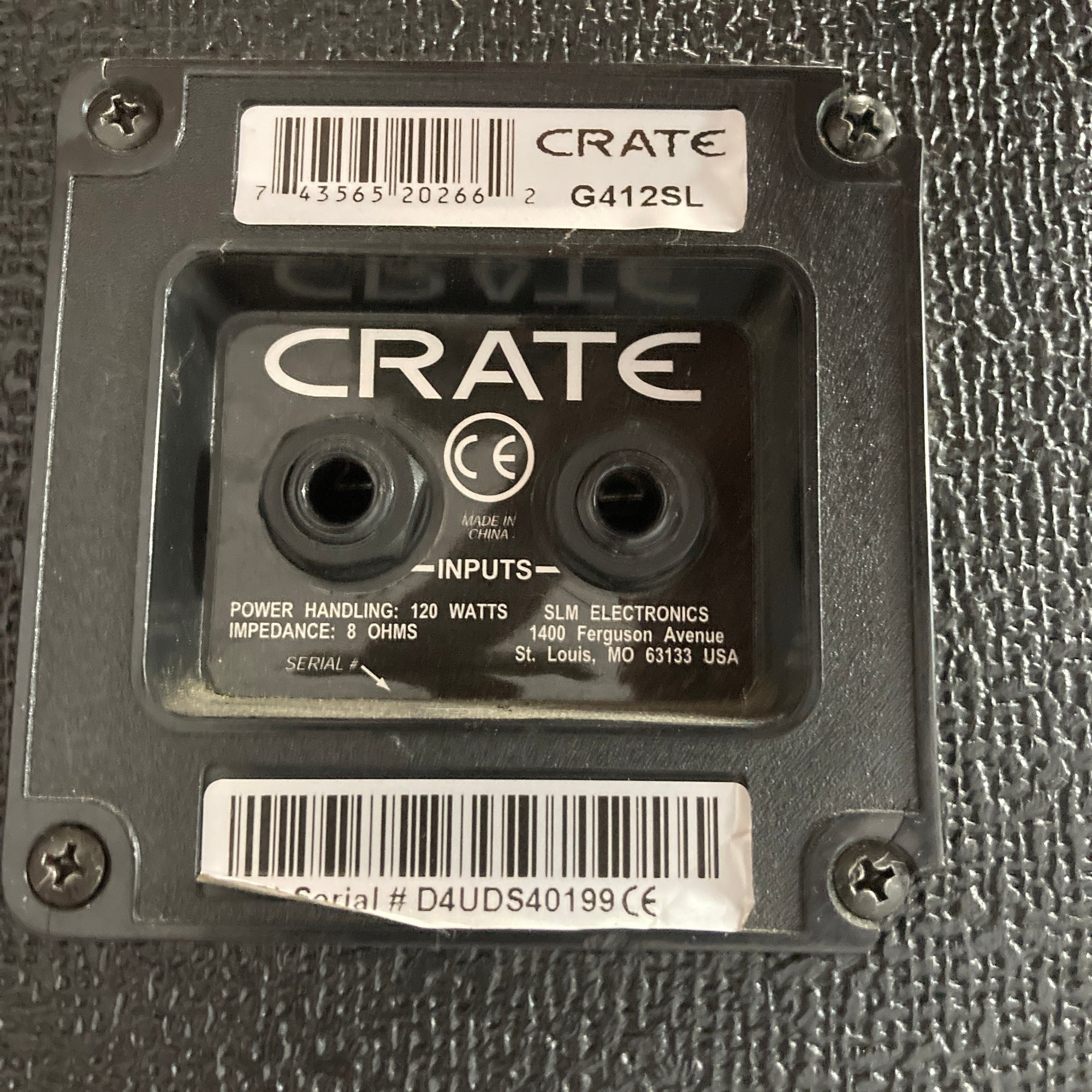 Crate G412SL 4x12 100W Slanted Guitar Cab