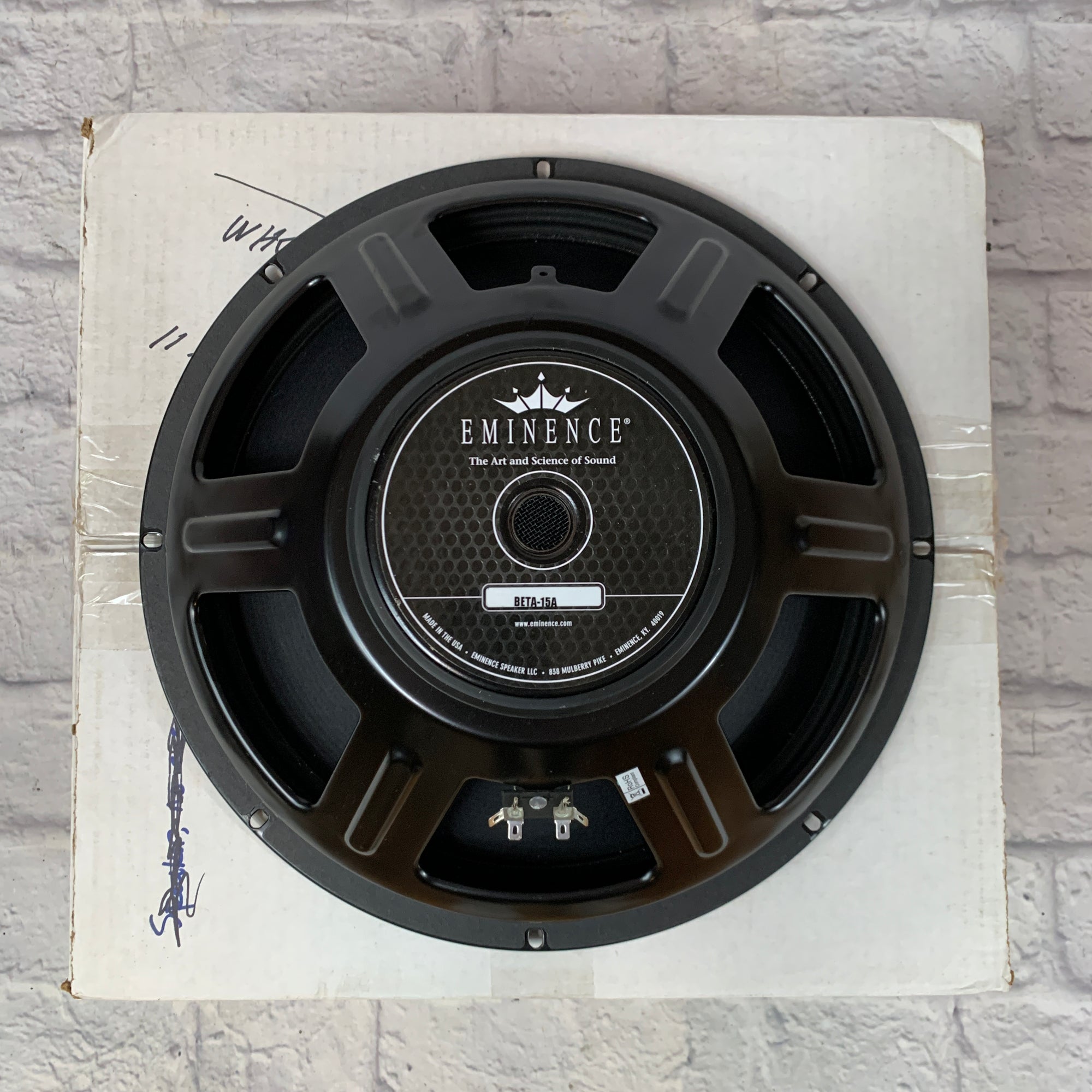 Eminence Beta 15A 15 inch 8 ohm Speaker - Evolution Music