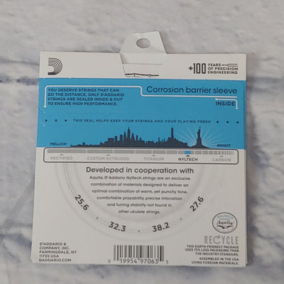 D'Addario Nyltech 25.6-27.6 Tenor Ukulele Strings