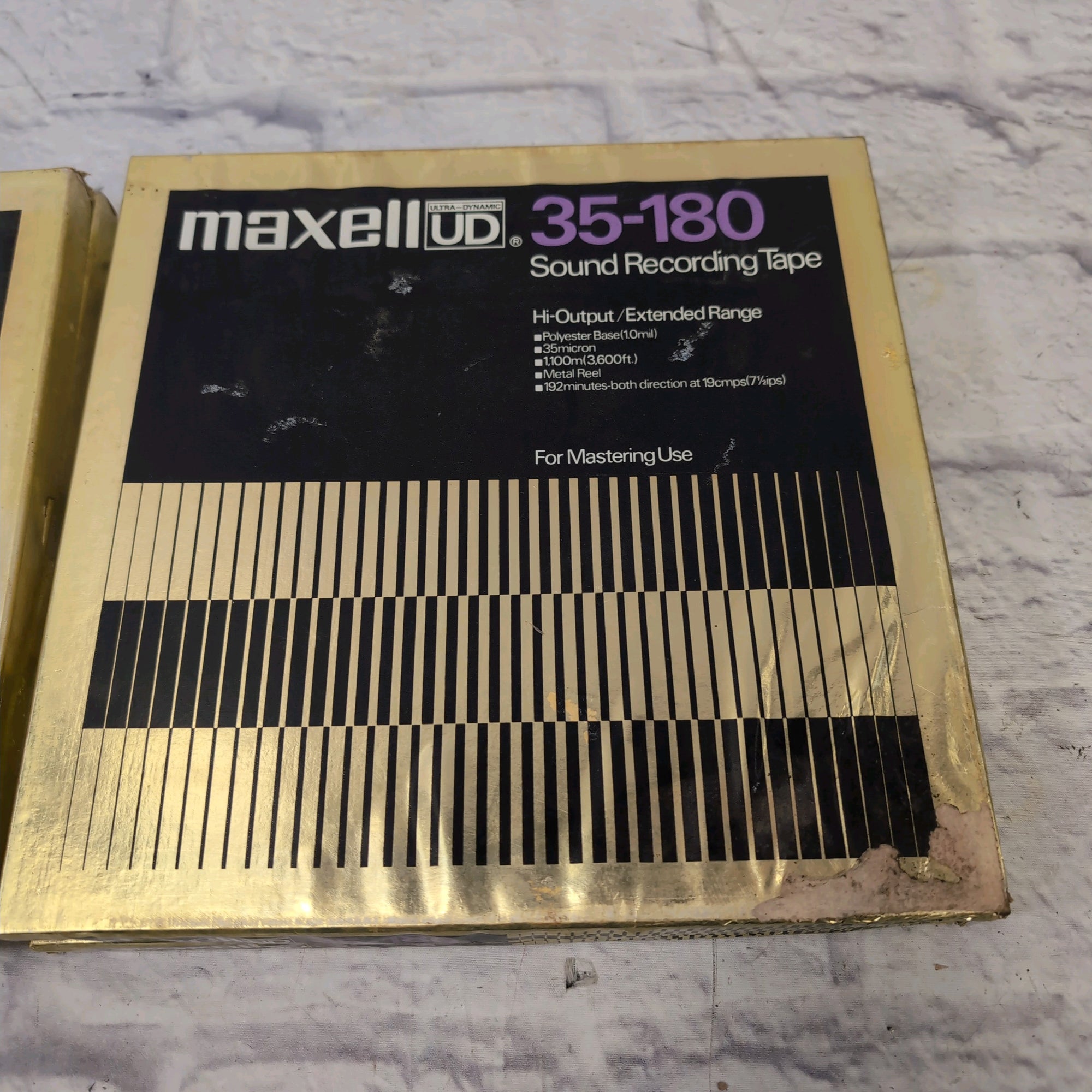 良品　maxell XLⅡ３５－１８０ Maxell UD 35-180 Recording Tape 10.5 Metal Reel w/Box – The