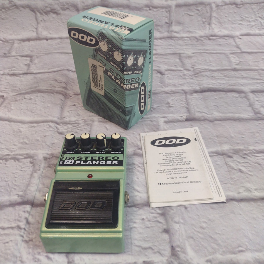 DOD FX75C Stereo Flanger Pedal