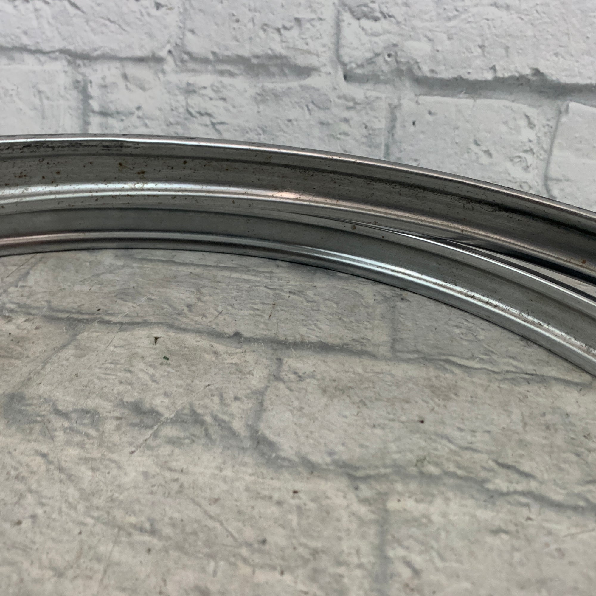 Percussion Plus 22" Bass Drum Hoops (Chrome with Black Inlay)