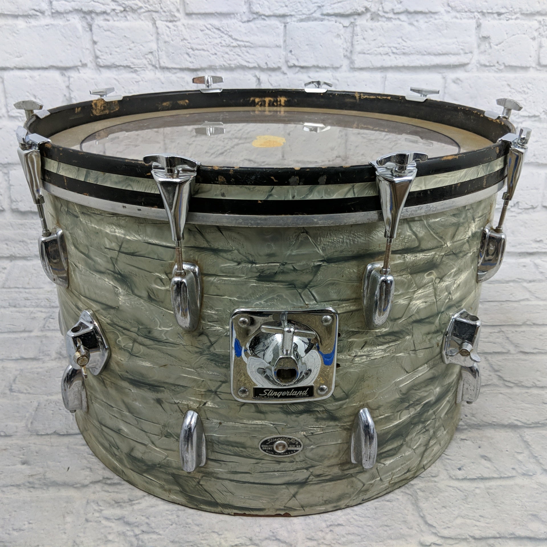 Late 60's Slingerland 14x22" Bass Drum Sky Blue Pearl
