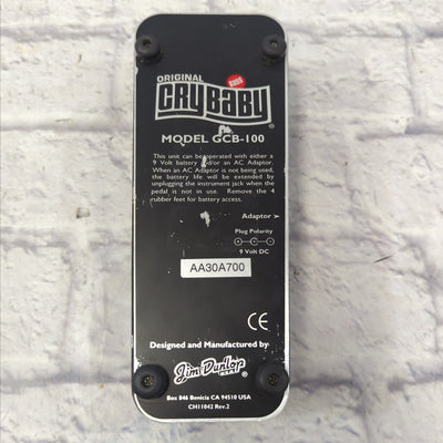 Dunlop GCB-100 Crybaby  Wah Pedal