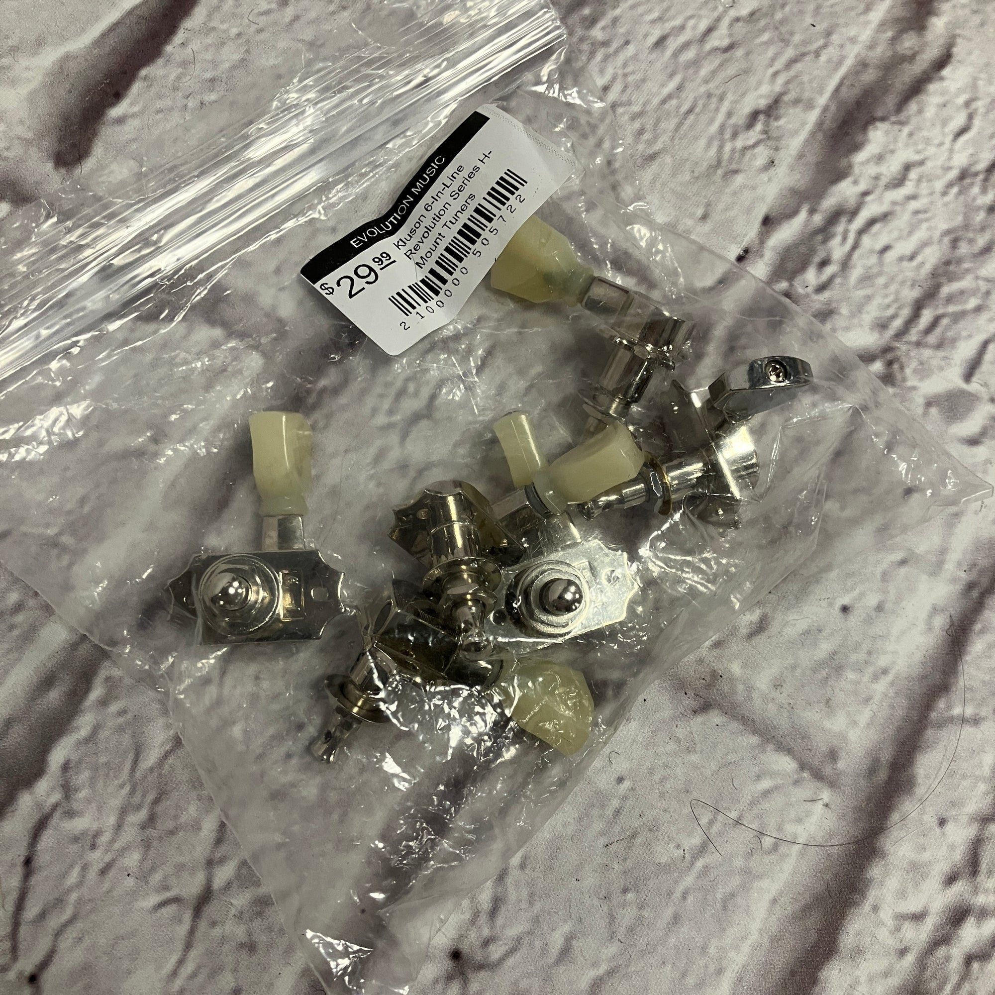 Kluson 6-In-Line Revolution Series H-Mount Tuners