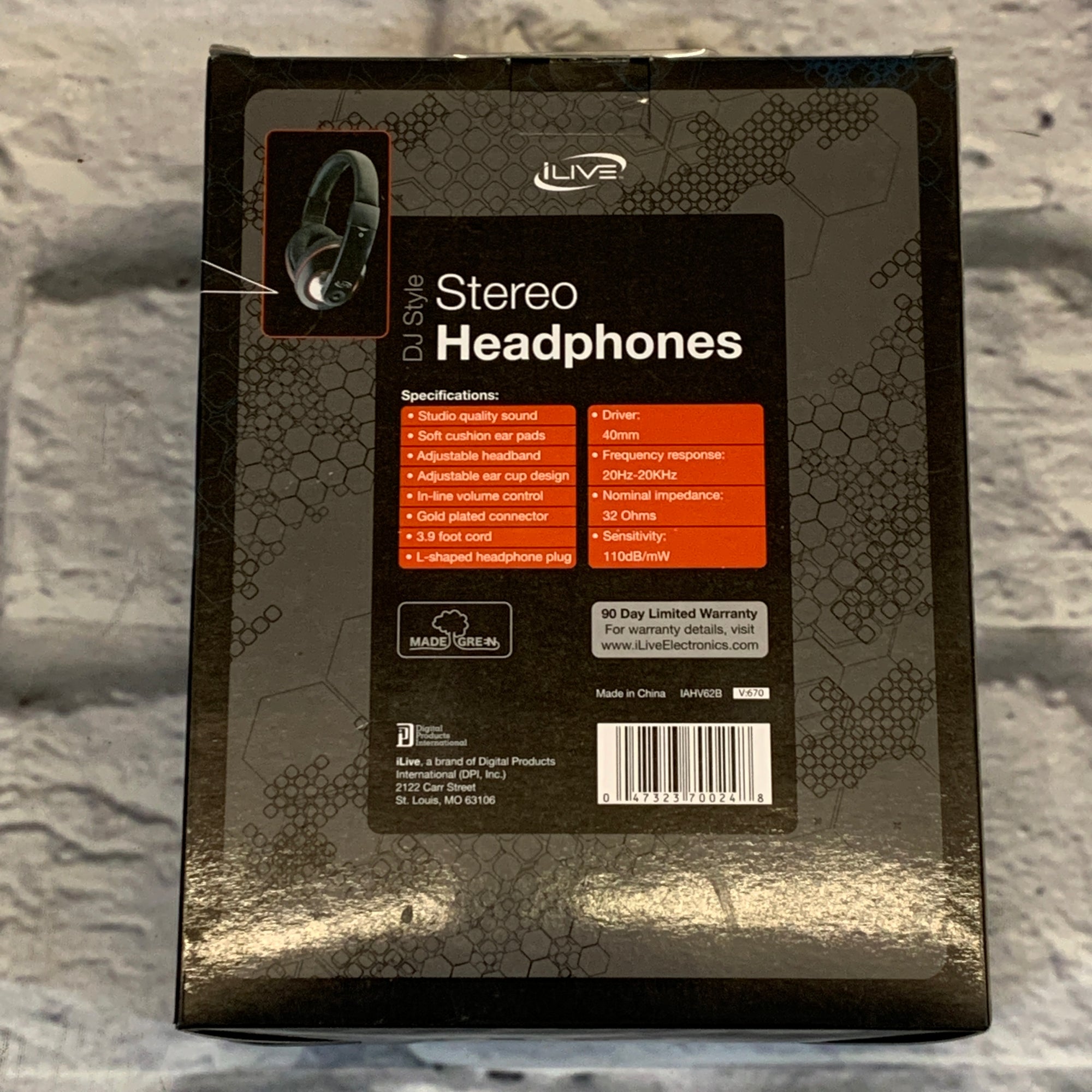 iLive DJ Style Stereo Headphones