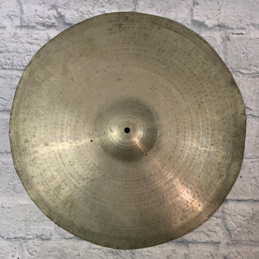 Vintage Beverley (Made in England) 20" Crash Ride Cymbal AS IS