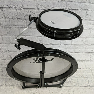 Pearl PCTK1810BG Compact Traveler 10 / 18" 2pc Portable Practice Drum Set with Bag